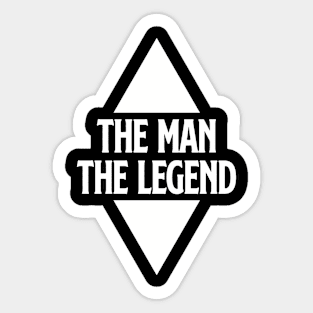 Man Legend 1 Sticker